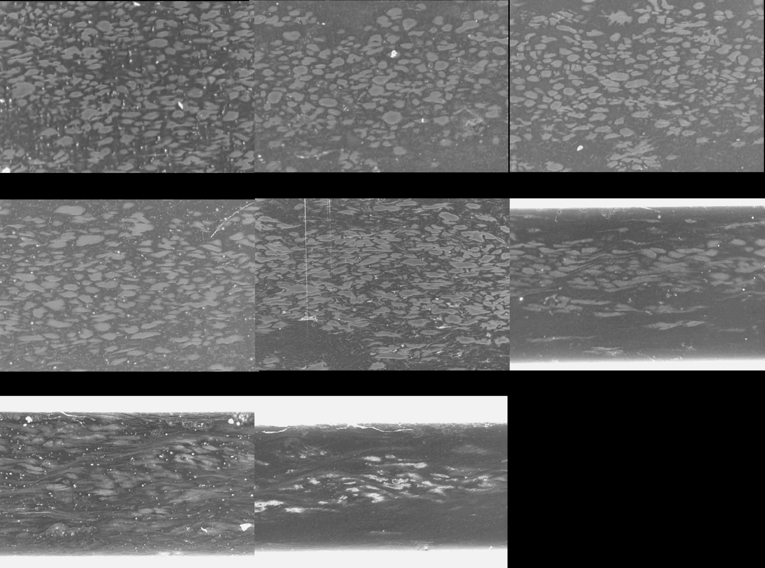 Fig. 6 Microstructures of semisolid casting test pieces after rolling at different heat Fig. 6 Microstructures of semisolid casting test pieces after rolling at different heat